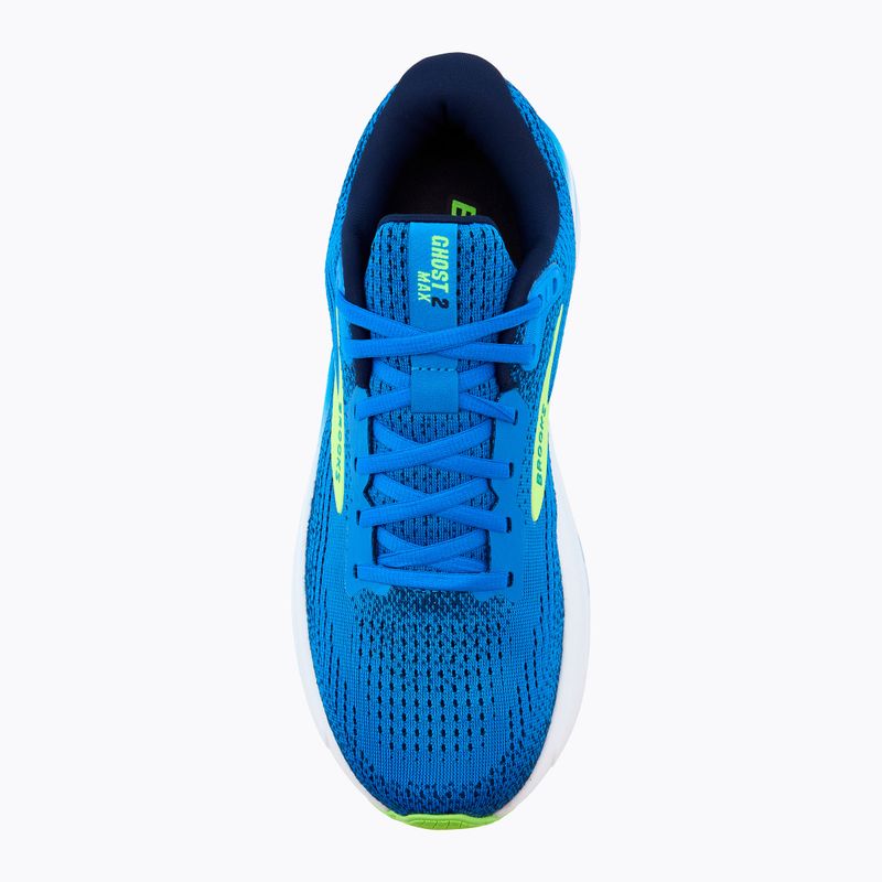 Brooks Ghost Max 2 scarpe da corsa da uomo blu olandese/geco verde/peacoat 5