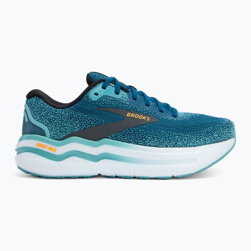 Brooks Ghost Max 2 scarpe da corsa da uomo blu marocchino/acqua/arancio pop 2