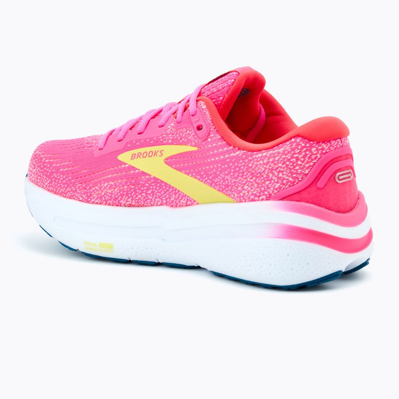 Scarpe da corsa da donna Brooks Ghost Max 2 rosa/lemonade tonica/rosa 3