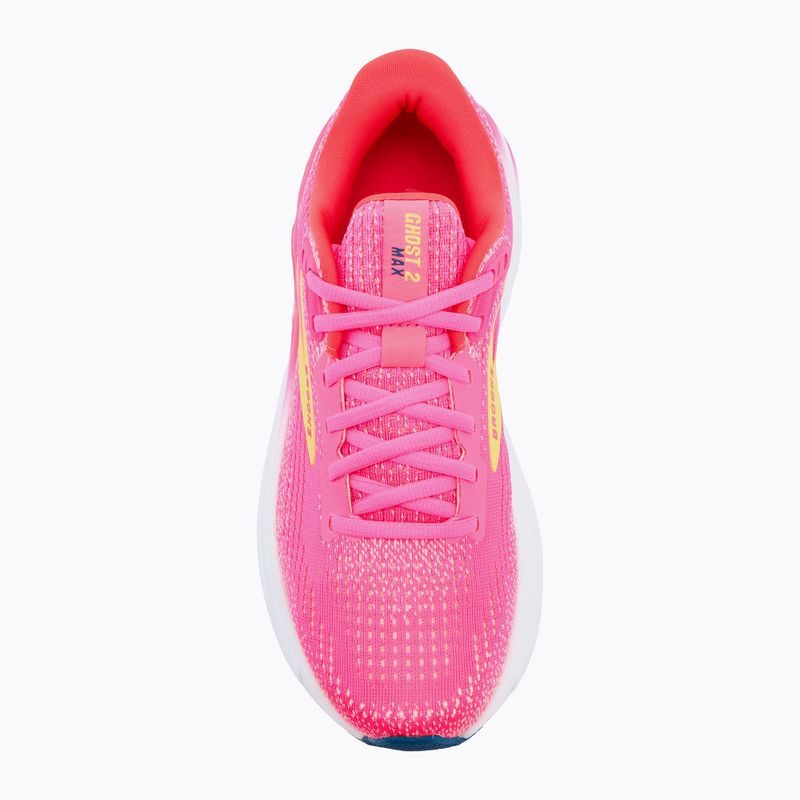 Scarpe da corsa da donna Brooks Ghost Max 2 rosa/lemonade tonica/rosa 5