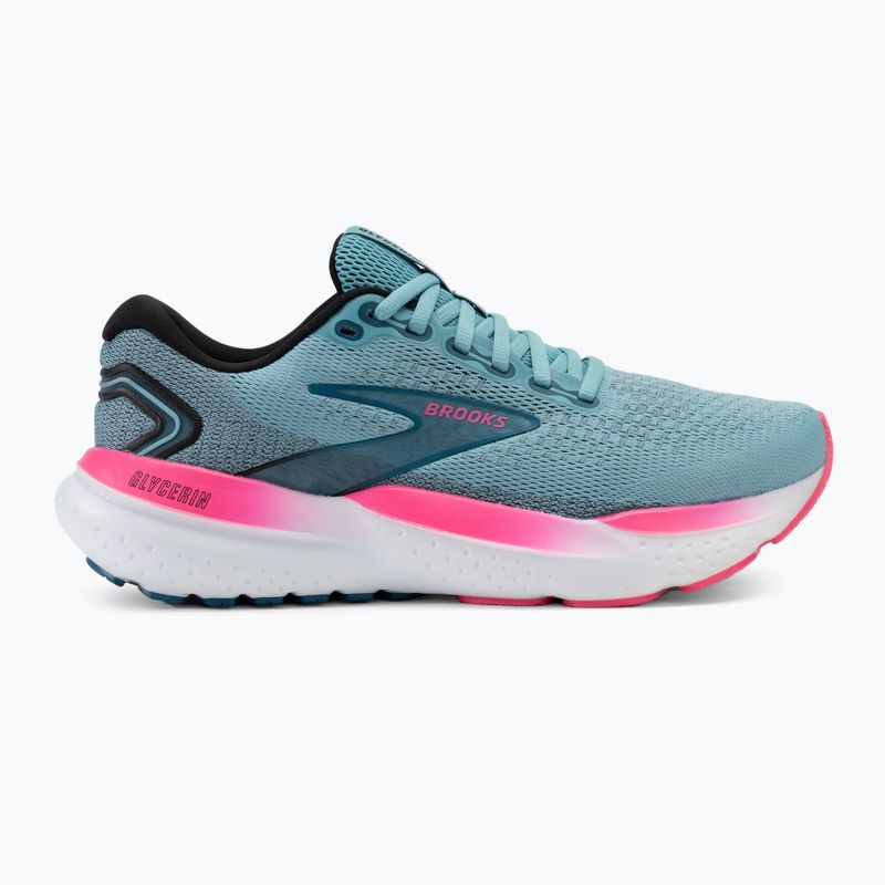 Scarpe da corsa da donna Brooks Glycerin 21 blu marocchino/acqua/rosa 2