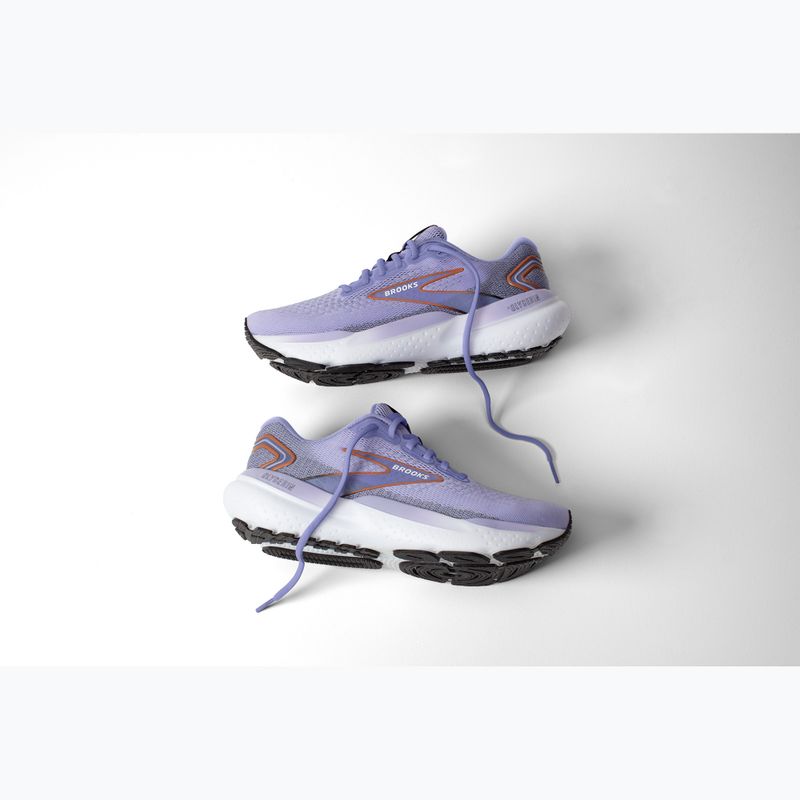 Scarpe da corsa da donna Brooks Glycerin 21 lavanda/nero/rame 9