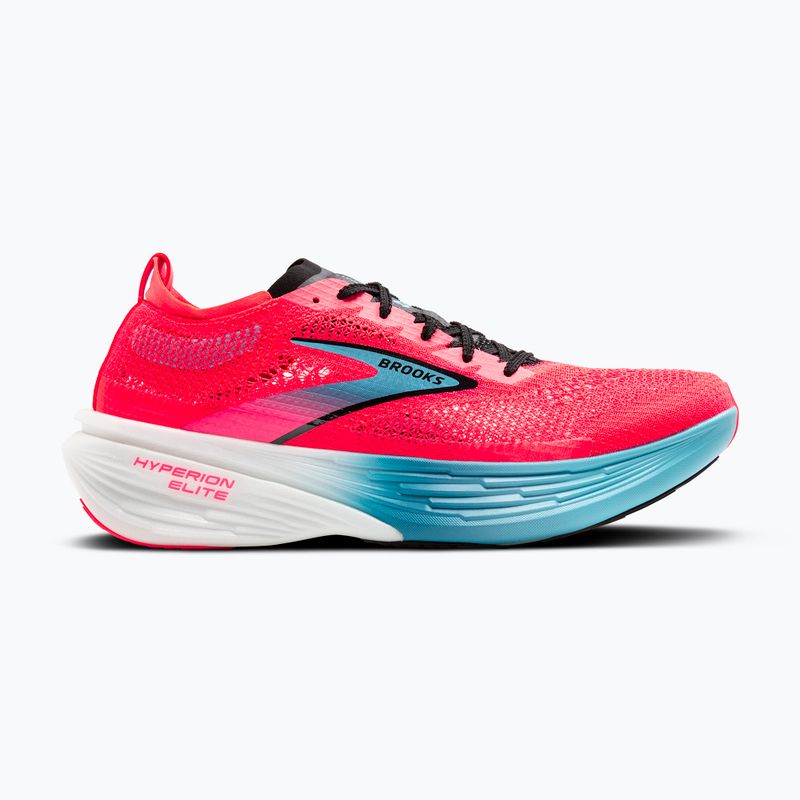 Brooks Hyperion Elite 4 scarpe da corsa rosa diva/cristallo mare/nero 9