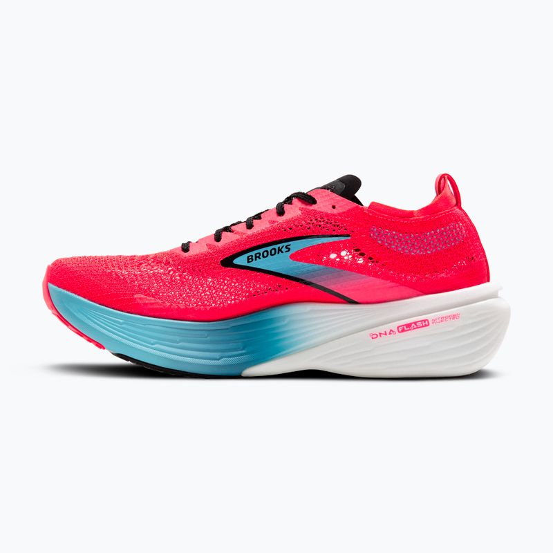 Brooks Hyperion Elite 4 scarpe da corsa rosa diva/cristallo mare/nero 10