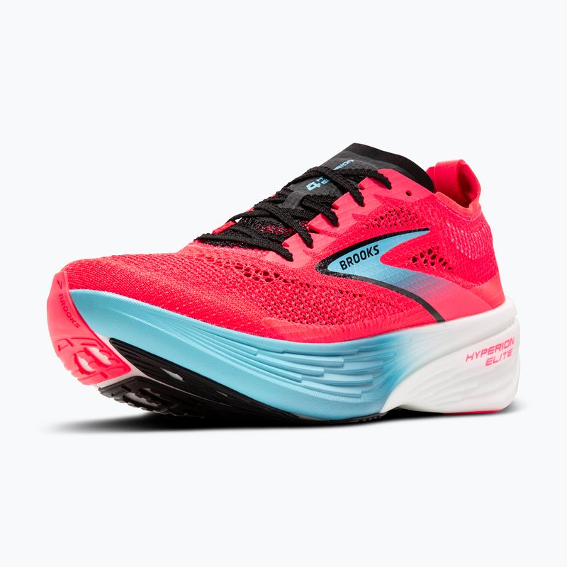 Brooks Hyperion Elite 4 scarpe da corsa rosa diva/cristallo mare/nero 11