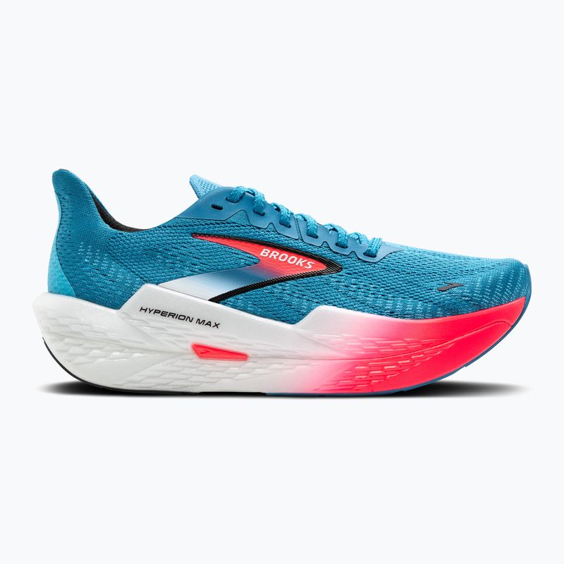 Brooks Hyperion Max 2 scarpe da corsa da uomo crystal seas/diva pink/nero 9