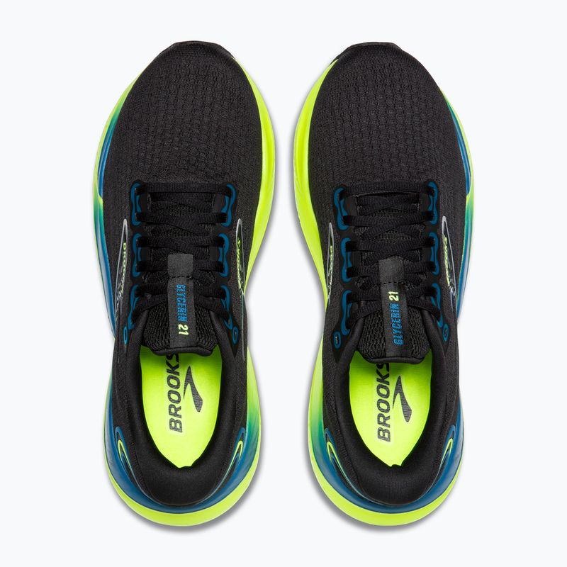 Brooks Glycerin 21, scarpe da corsa da uomo, nero/blu/notte 12