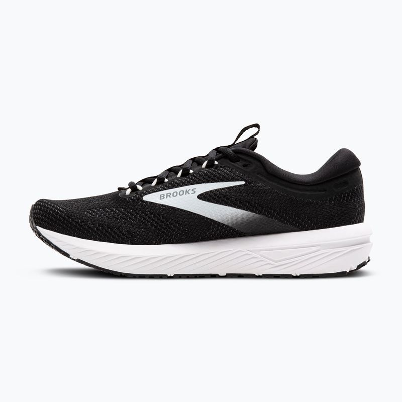 Brooks Revel 7 nero/bianco, scarpe da corsa da uomo 10