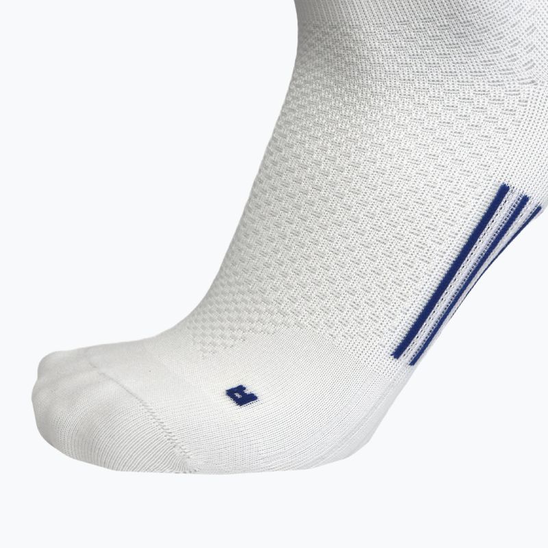 Calzini Brooks Elite bianco/cobalto 3