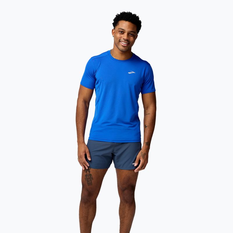 Camicia da corsa Brooks Atmosphere 3.0 da uomo, colore blu neo 2