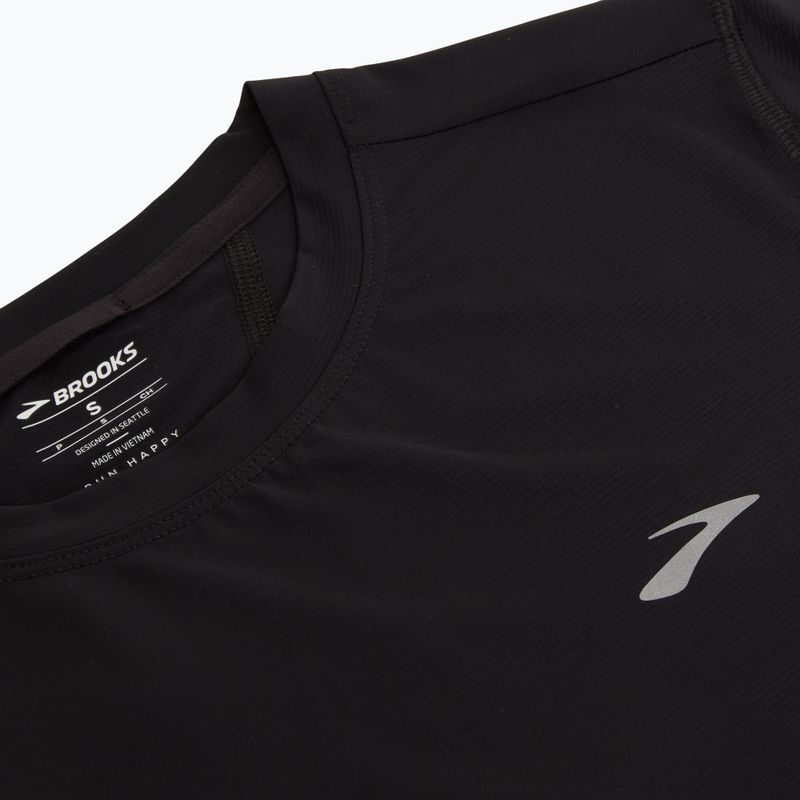 Maglietta da corsa da donna Brooks Sprint Free 3.0 nero 3