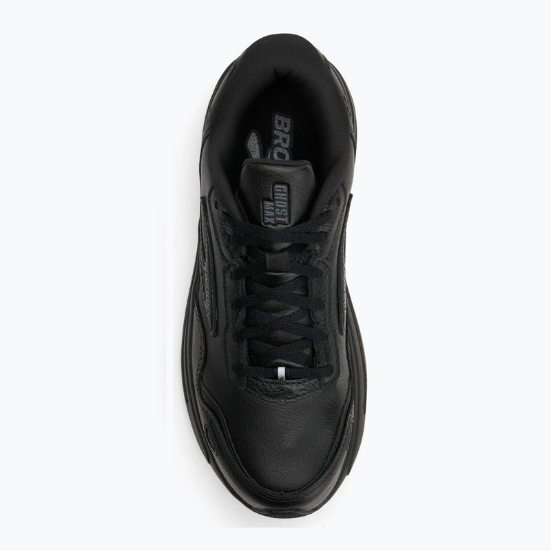 Scarpe da uomo Brooks Ghost Max Leather black/black 5