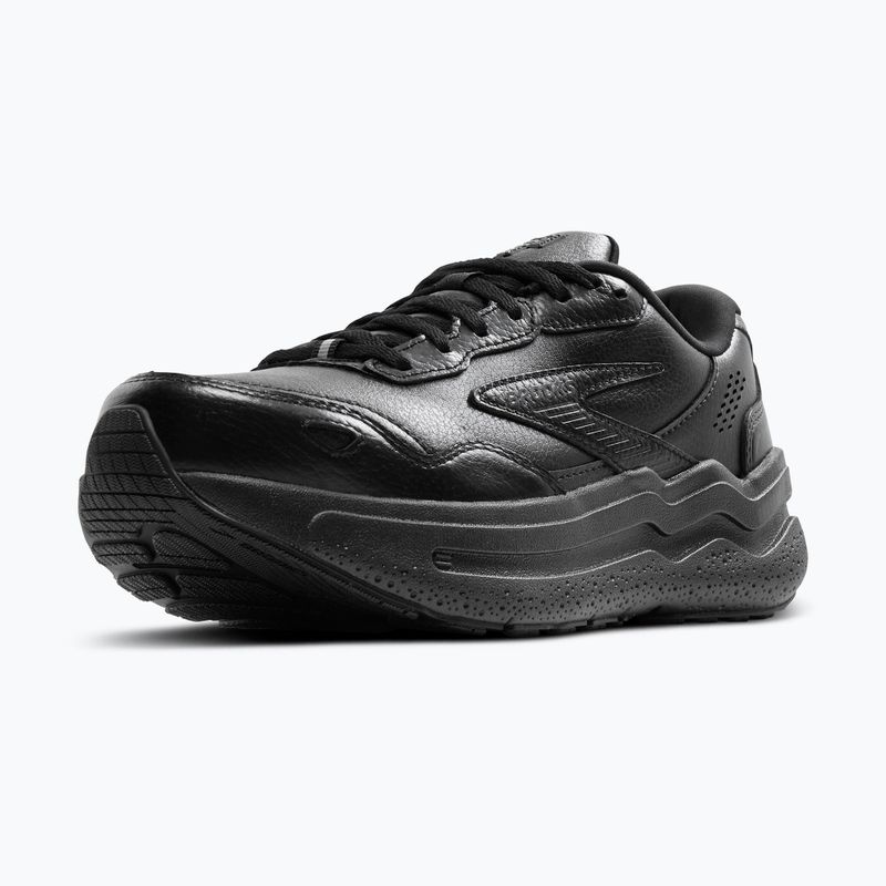 Scarpe da uomo Brooks Ghost Max Leather black/black 11