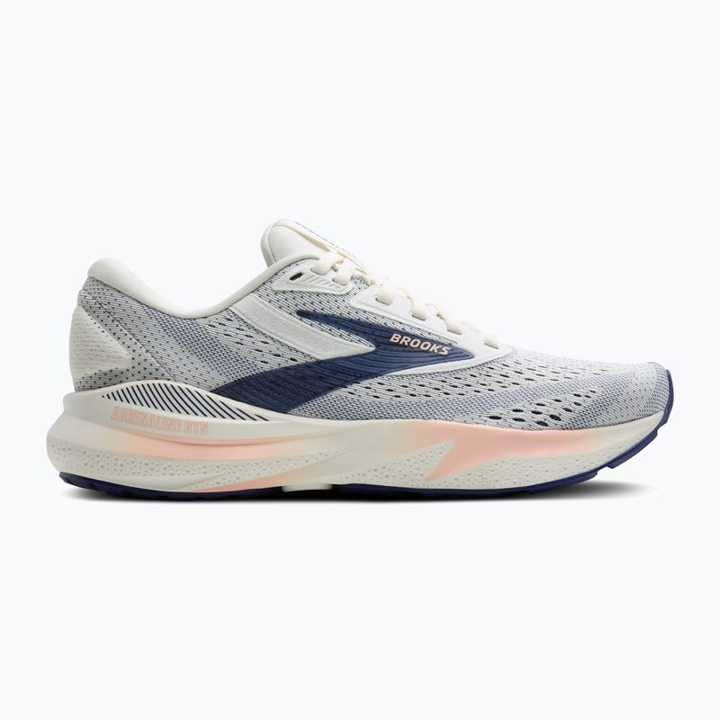 Brooks Adrenaline GTS 24 grigio/nastro blu/pesca scarpe da corsa da donna 9