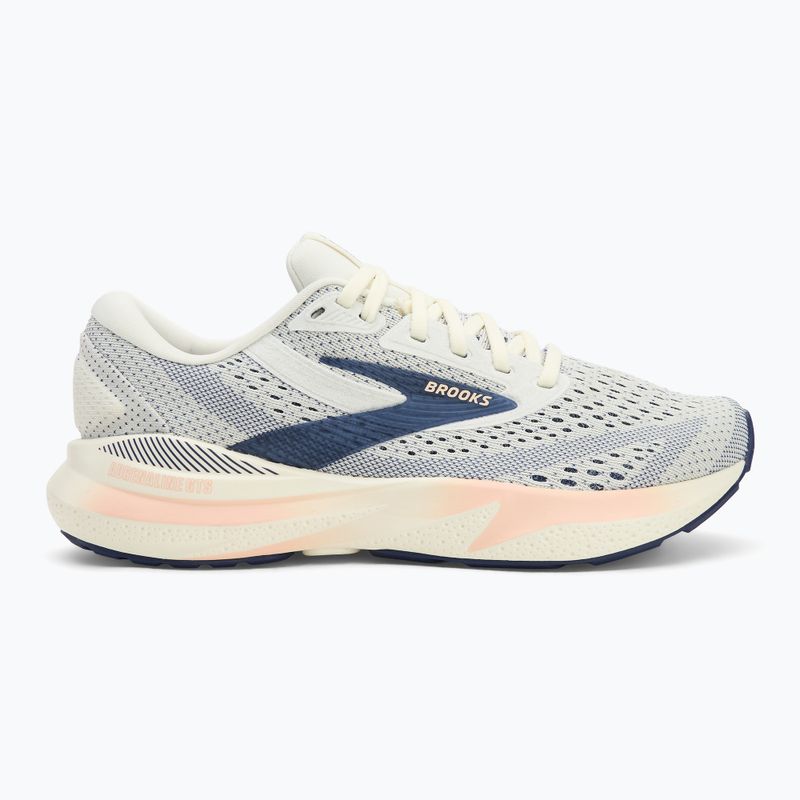 Brooks Adrenaline GTS 24 grigio/nastro blu/pesca scarpe da corsa da donna 2