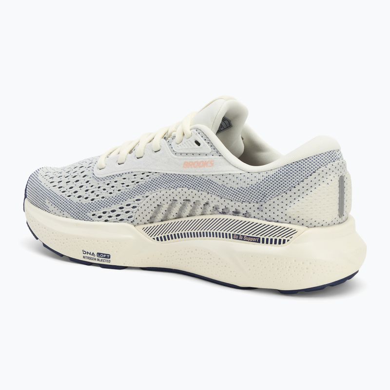 Brooks Adrenaline GTS 24 grigio/nastro blu/pesca scarpe da corsa da donna 3