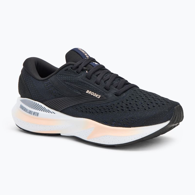 Scarpe da corsa da donna Brooks Adrenaline GTS 24 nero/pesca/peacoat