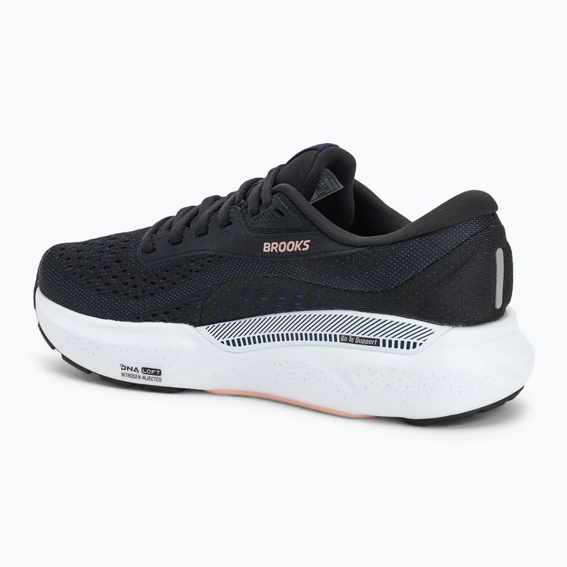 Scarpe da corsa da donna Brooks Adrenaline GTS 24 nero/pesca/peacoat 3