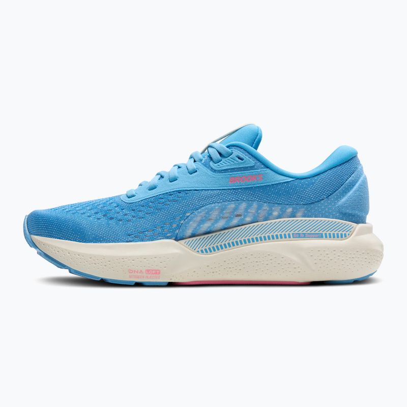 Scarpe da corsa da donna Brooks Adrenaline GTS 24 bonnie blu/grigio/rosa 10