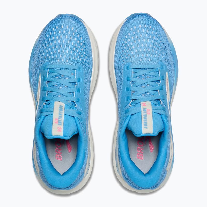 Scarpe da corsa da donna Brooks Adrenaline GTS 24 bonnie blu/grigio/rosa 12