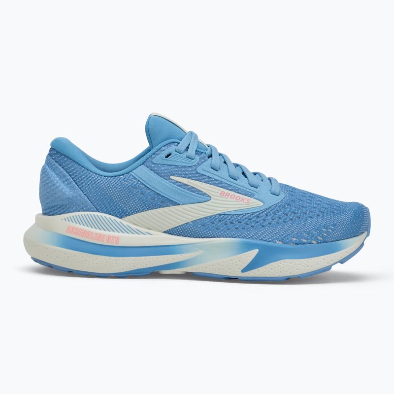 Scarpe da corsa da donna Brooks Adrenaline GTS 24 bonnie blu/grigio/rosa 2