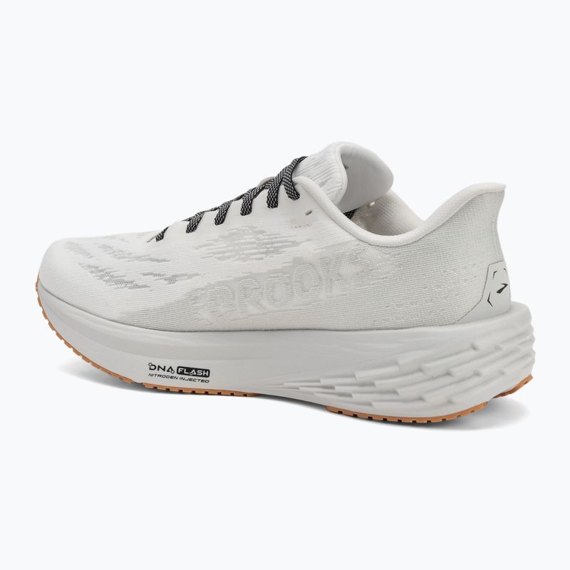 Brooks Launch 11 scarpe da corsa da uomo bianco/grigio/nero 3