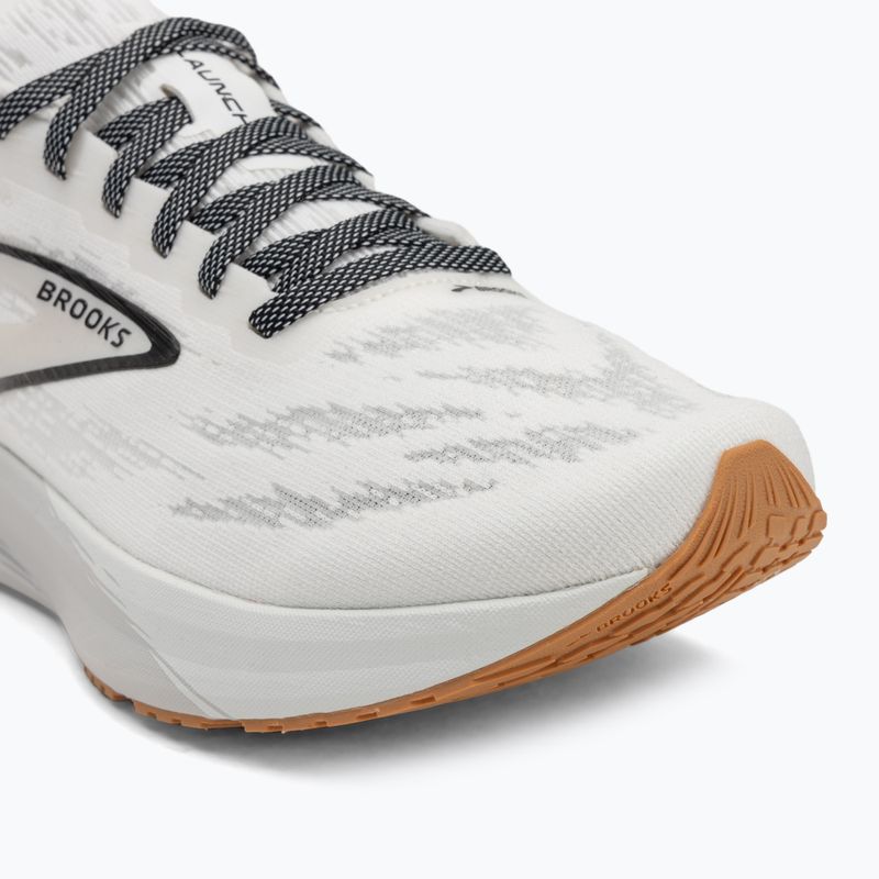 Brooks Launch 11 scarpe da corsa da uomo bianco/grigio/nero 7
