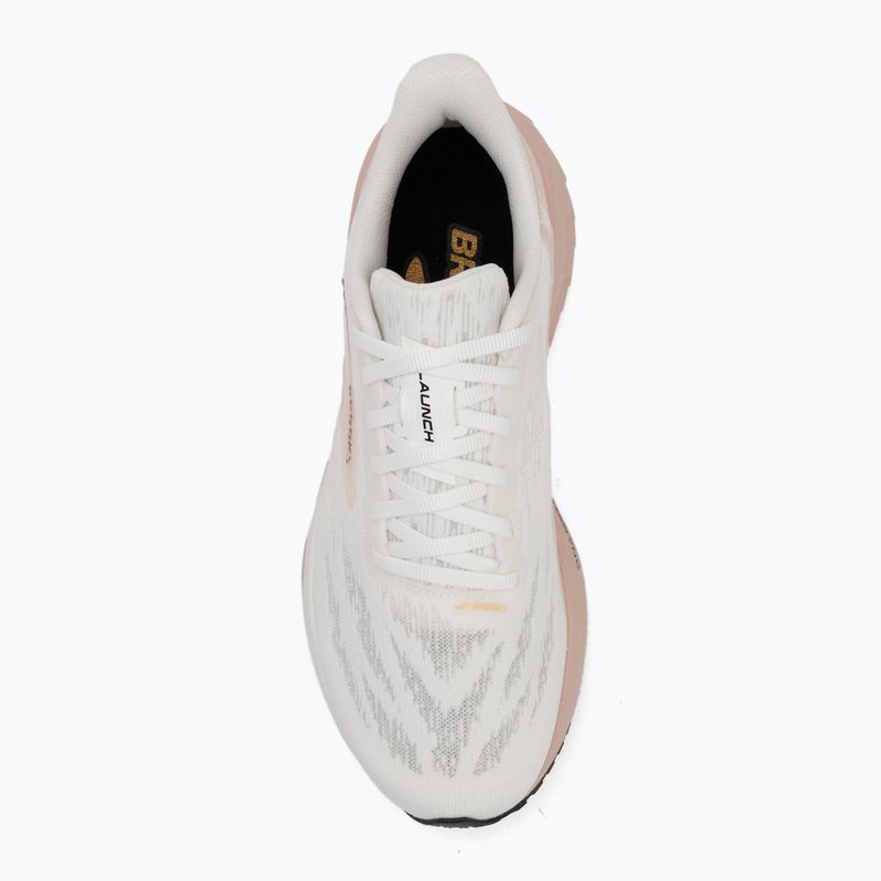 Brooks Launch 11 scarpe da corsa da donna bianco/oro/rosa 5