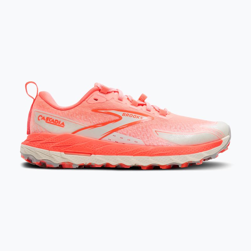 Brooks Cascadia 18 scarpe da corsa da donna ember/blue wash/flame 2