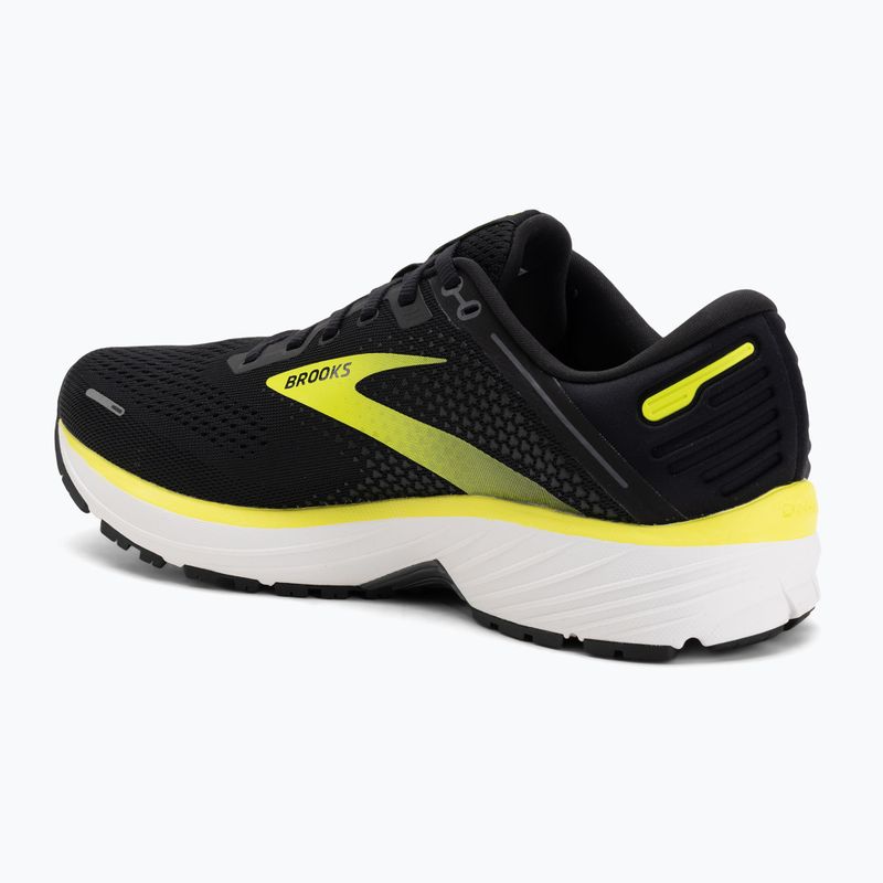 Scarpe da corsa uomo Brooks Defyance 13 black/yellow/white 3