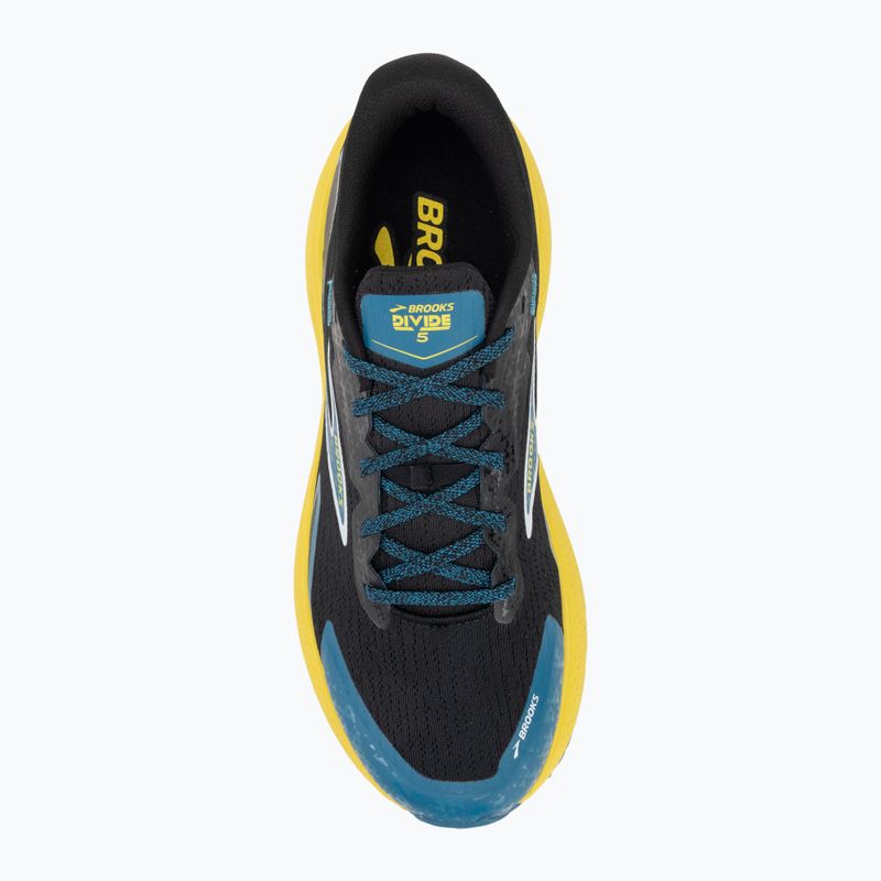 Brooks Divide 5 scarpe da corsa da uomo nero/celeste/quince 5