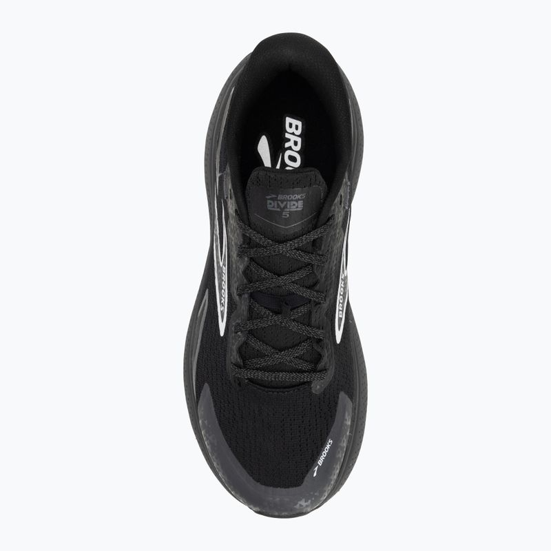 Brooks Divide 5 scarpe da corsa da uomo nero/ebano/bianco 5