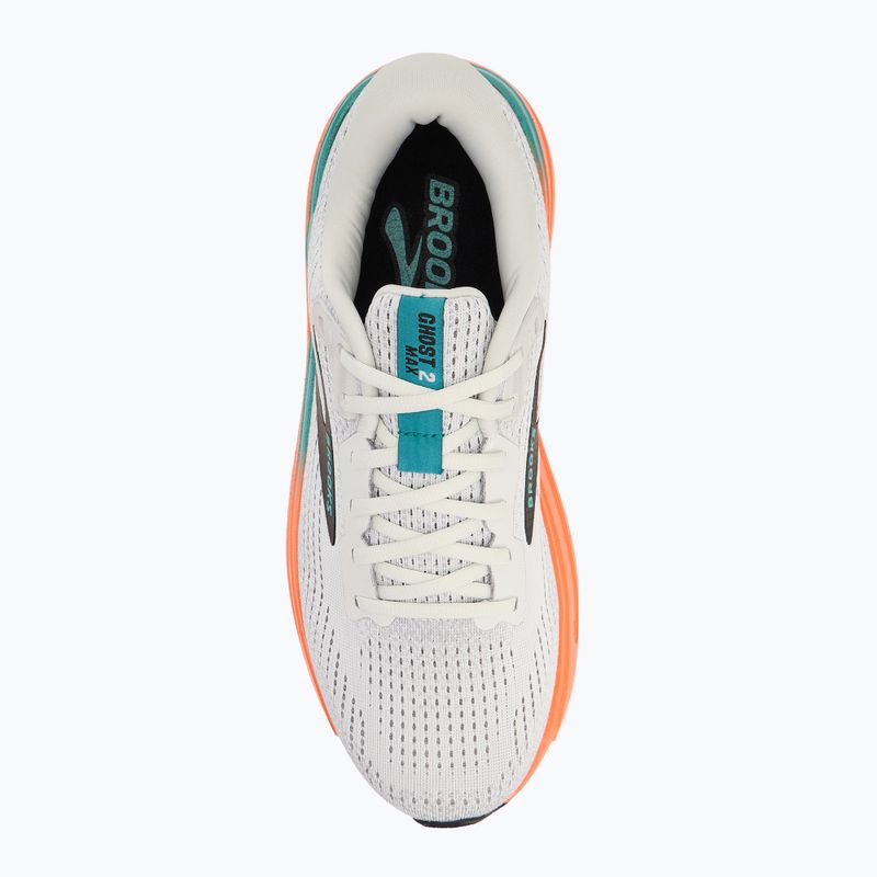 Brooks Ghost Max 2, scarpe da corsa da uomo, fungo ostrica/arancio/teal 5