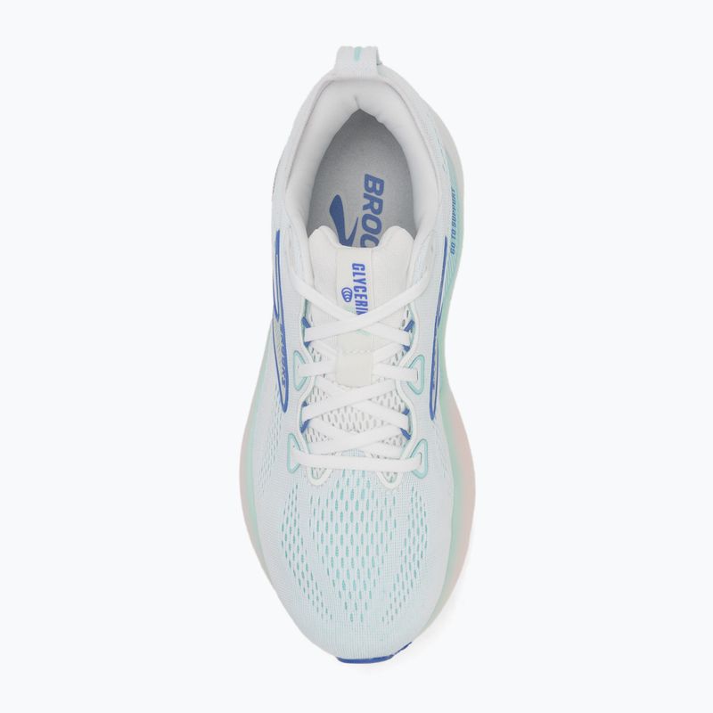 Scarpe da corsa da donna Brooks Glycerin GTS 22 bianco/limpet shell/amparo blu 5