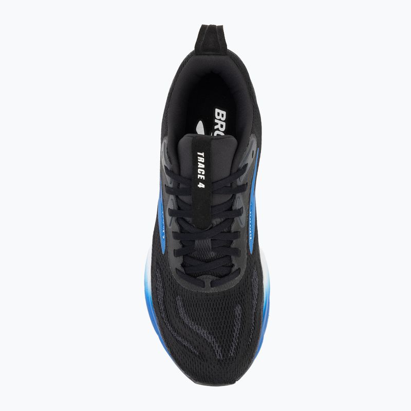 Brooks Trace 4 scarpe da corsa uomo nero/cobalto/limpet 5