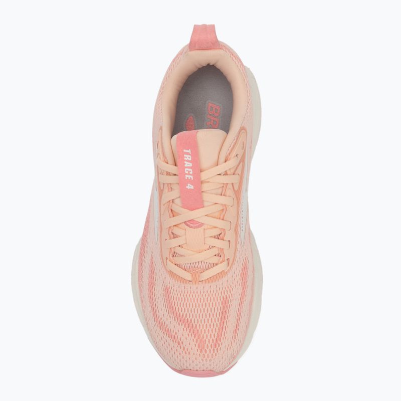 Brooks Trace 4 scarpe da corsa da donna pesca tropicale/dianthus/grigio 5