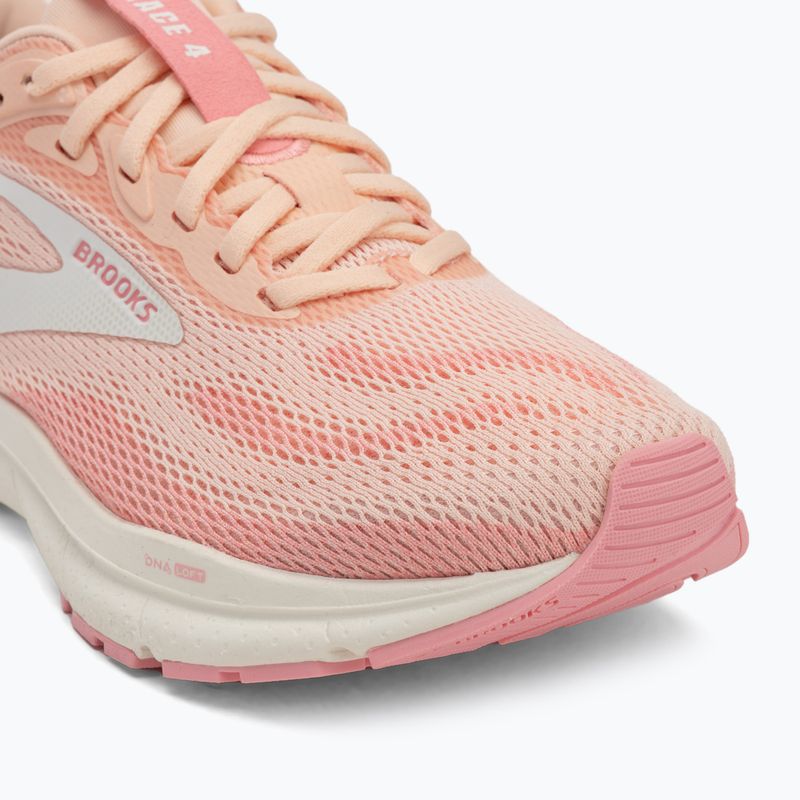 Brooks Trace 4 scarpe da corsa da donna pesca tropicale/dianthus/grigio 7