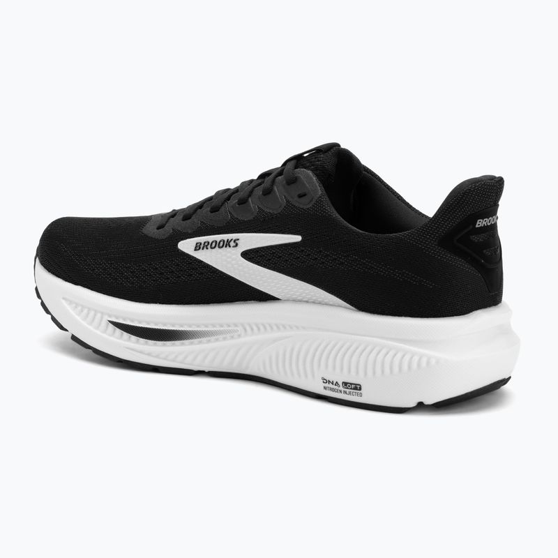 Scarpe da corsa uomo Brooks Ghost 17 black/grey/white 3
