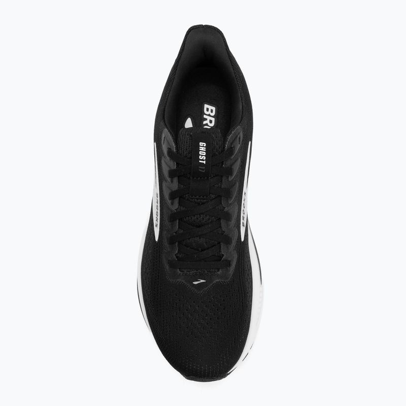 Scarpe da corsa uomo Brooks Ghost 17 black/grey/white 5