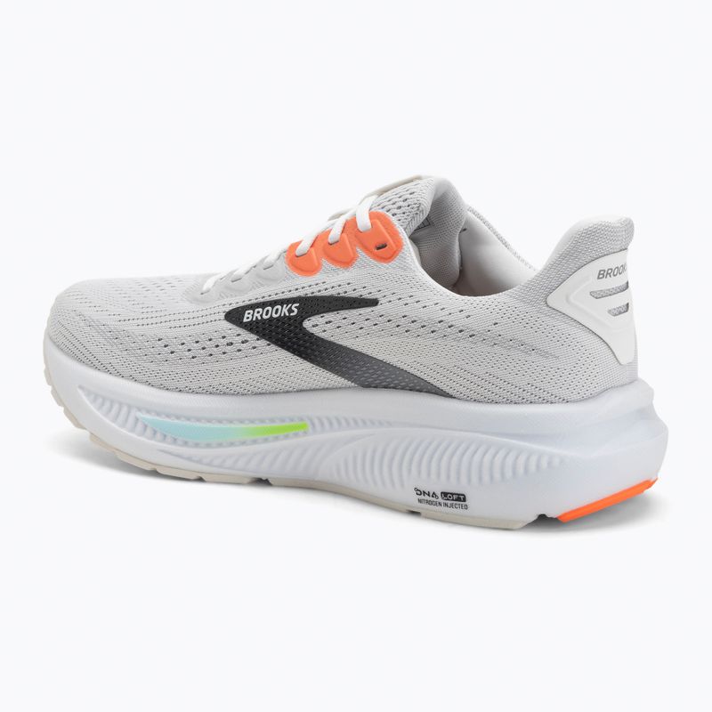 Scarpe da running uomo Brooks Ghost 17 white/pink clay/gecko 3