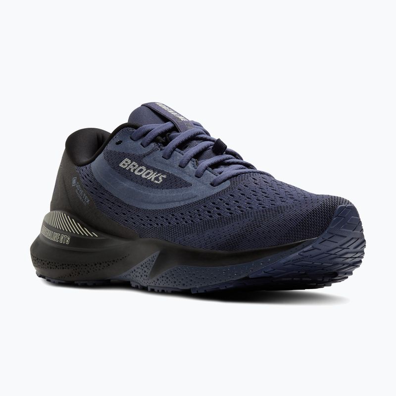 Scarpe da running uomo Brooks Adrenaline GTS 24 GTX black/nightshadow/coconut 8