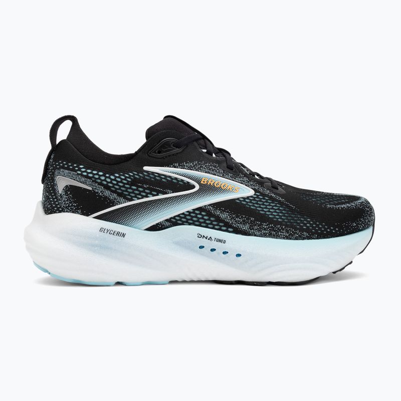 Scarpe da running uomo Brooks Glycerin 22 black/atomizer/blazing orange 2