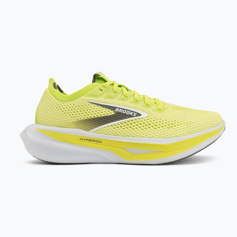 Scarpe da corsa uomo Brooks Hyperion 3 sunny lime/olive/white 2