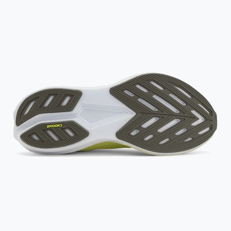 Scarpe da corsa uomo Brooks Hyperion 3 sunny lime/olive/white 4