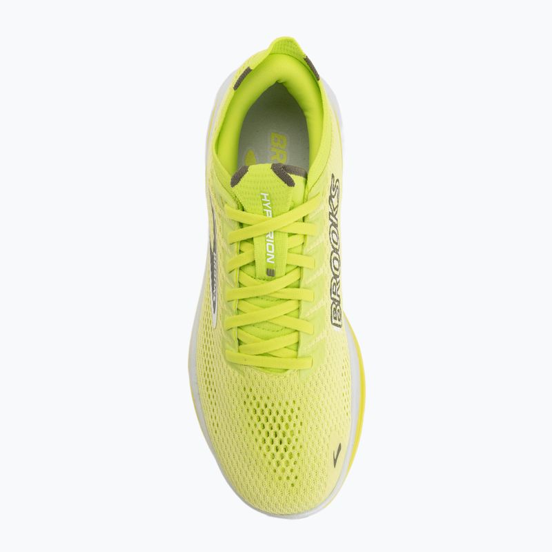Scarpe da corsa uomo Brooks Hyperion 3 sunny lime/olive/white 5