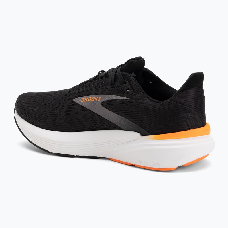 Scarpe da running uomo Brooks Revel 8 black/excalibur/orange 3