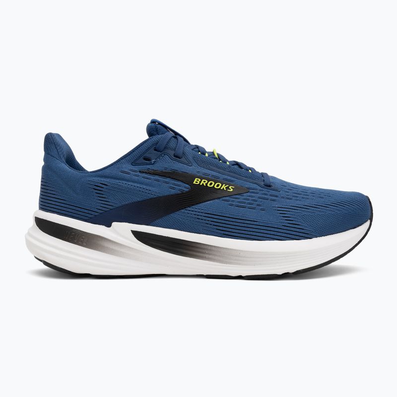 Scarpe da running uomo Brooks Revel 8 navy peony/black/acid lime 2