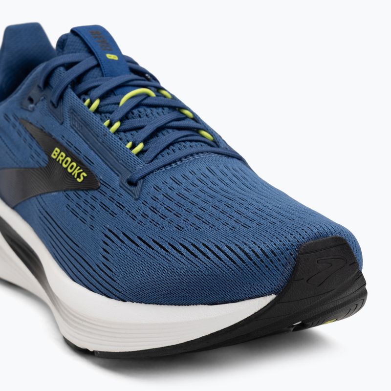 Scarpe da running uomo Brooks Revel 8 navy peony/black/acid lime 7