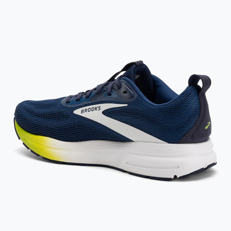Scarpe da corsa uomo Brooks Trace 4 navy/peacoat/acid lime 3