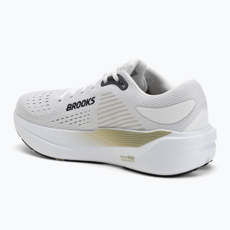 Scarpe da running uomo Brooks Ghost Max 3 bright white/tea/black 3
